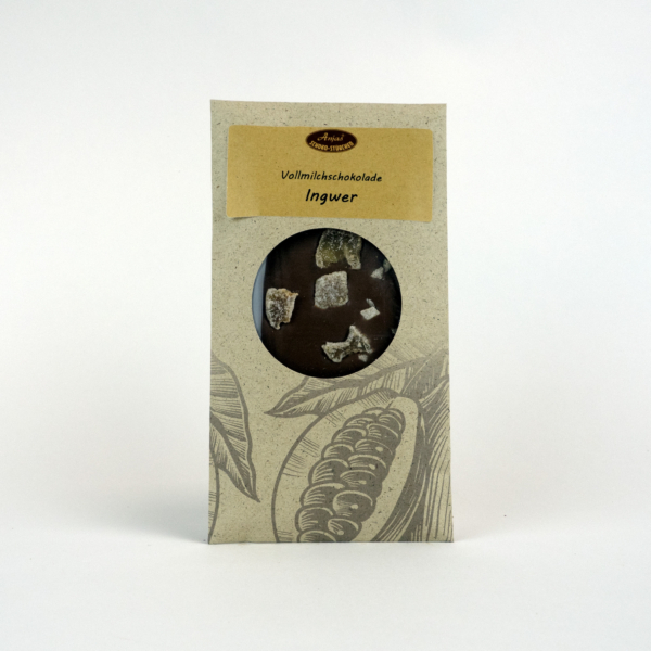 Vollmilch Schokoladentafel "Ingwer"    100g