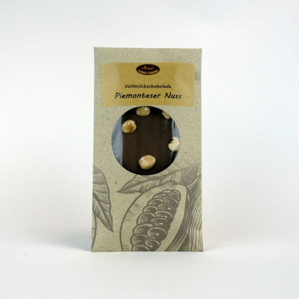 Vollmilch Schokoladentafel "Piemonteser Nuss"    100g