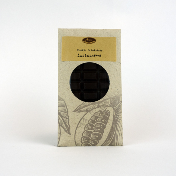 Dunkle Schokoladentafel "Lactosefrei"   100g