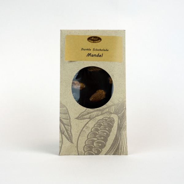 Dunkle Schokoladentafel "Mandel"   100g