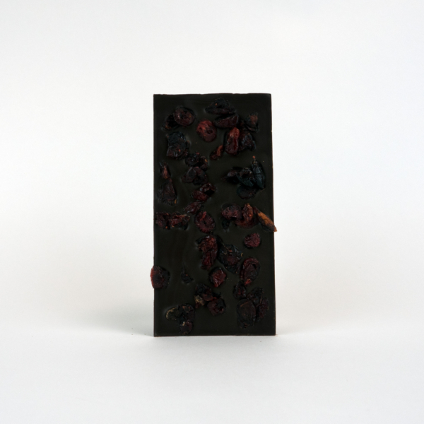Dunkle Schokoladentafel "Cranberry"    100g – Bild 2