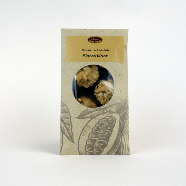 Dunkle Schokoladentafel " Florentiner"    100g
