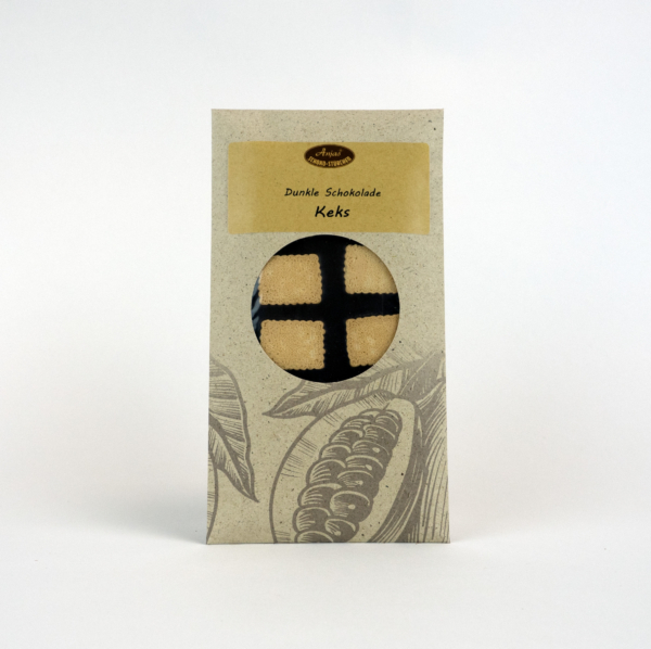 Dunkle Schokoladentafel "Keks"   100g