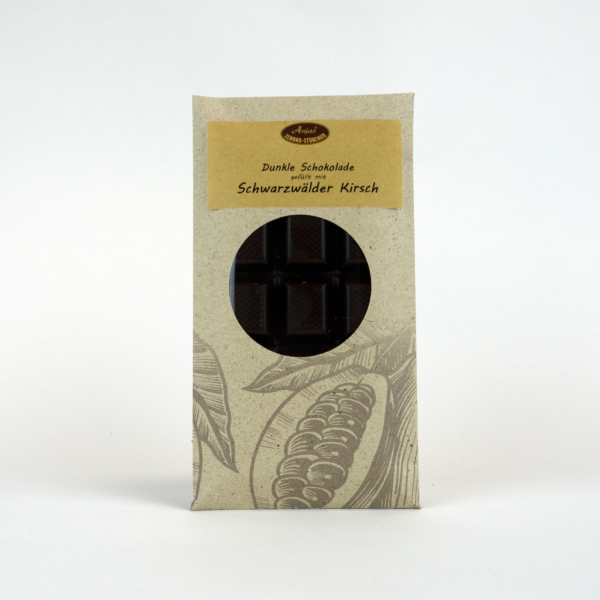 gefüllte Schokotafel "Schwarzwälder Kirsch" Dunkel, 100g
