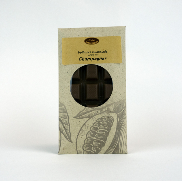 gefüllte Schokotafel "Champagner" Vollmilch, 100g