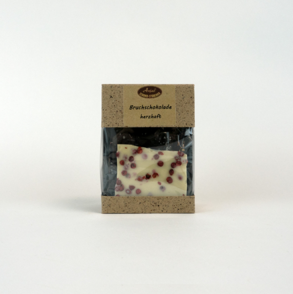 Bruchschokolade "Herzhaft" 100g