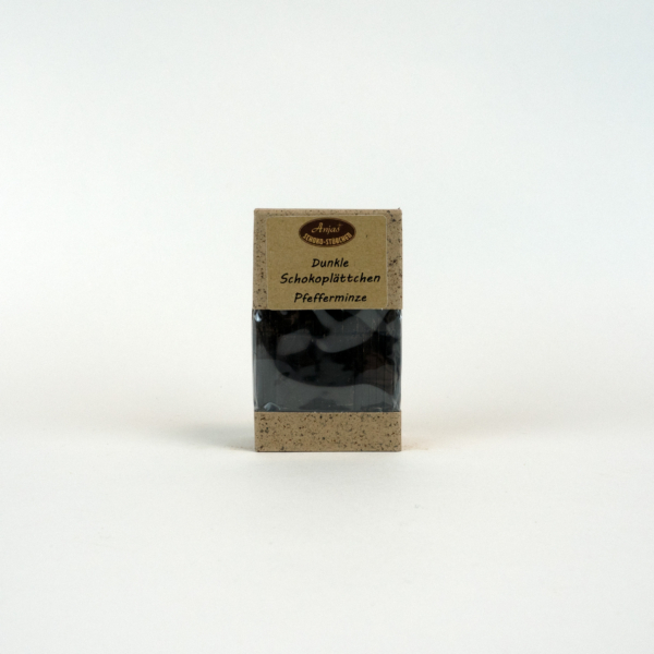 Schokoplättchen Pfefferminz 100g