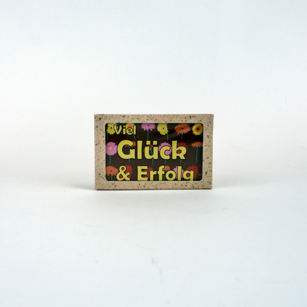 Gruß-Täfelchen, Glück&Erfolg, Farbfolie